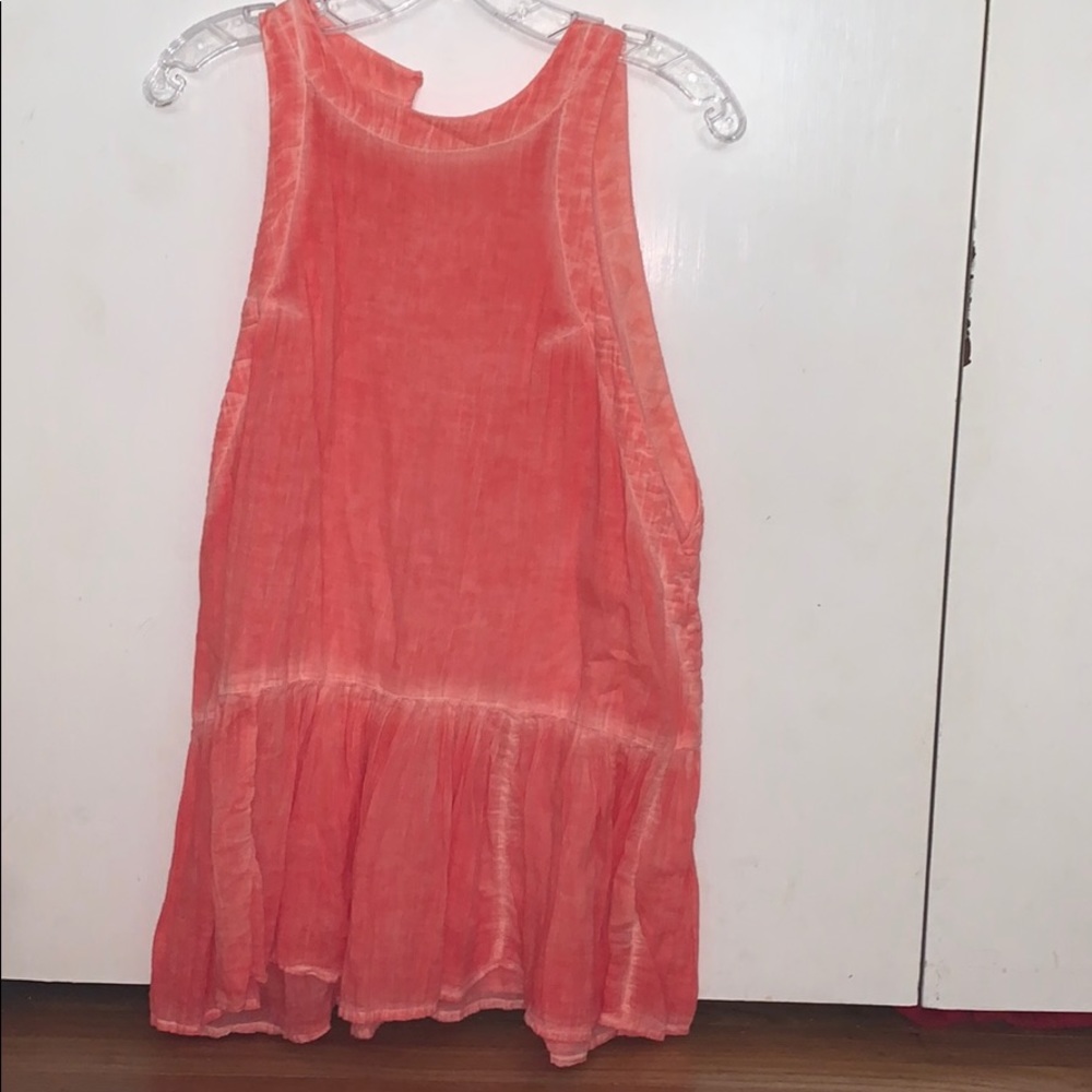 Free people salmon/pink dress